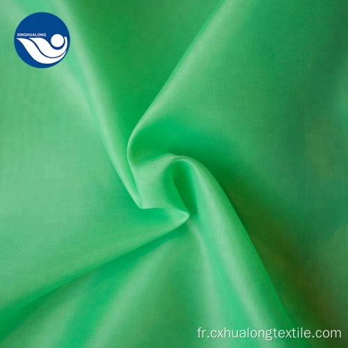 Tissu personnalisé en taffetas de polyester épais uni
